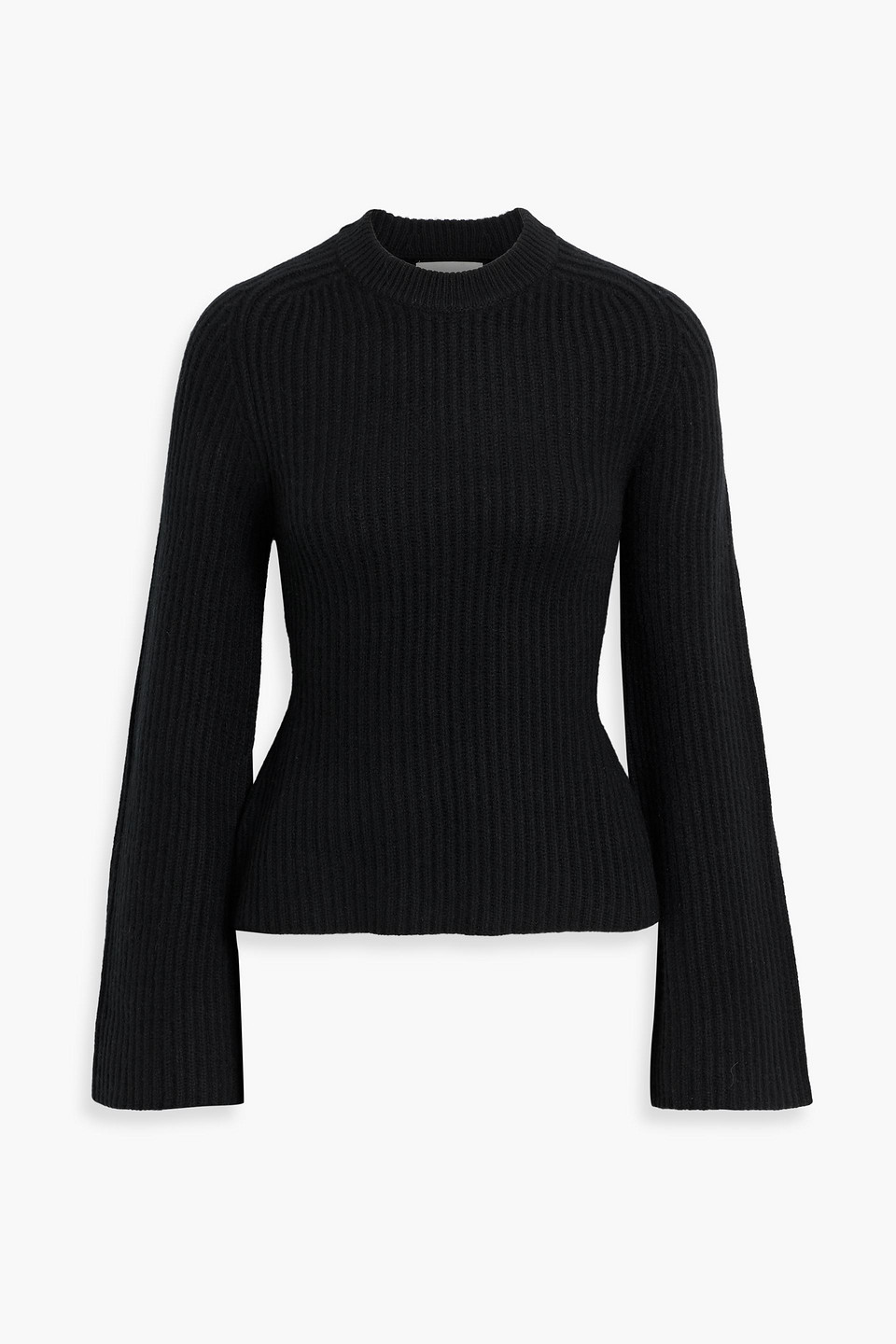 Loulou Studio Kota Ribbed Cashmere Sweater In Black
