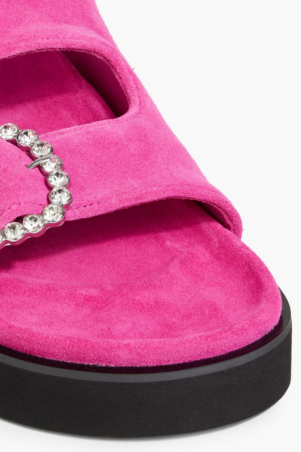 MAJE Buckled suede sandals