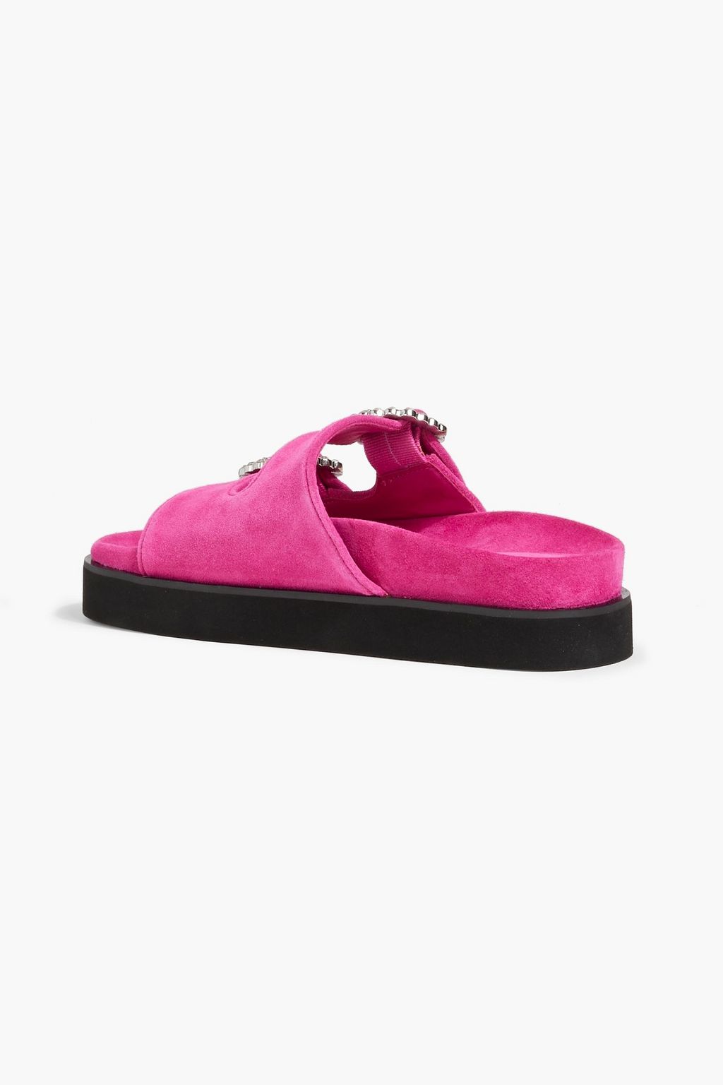 MAJE Buckled suede sandals