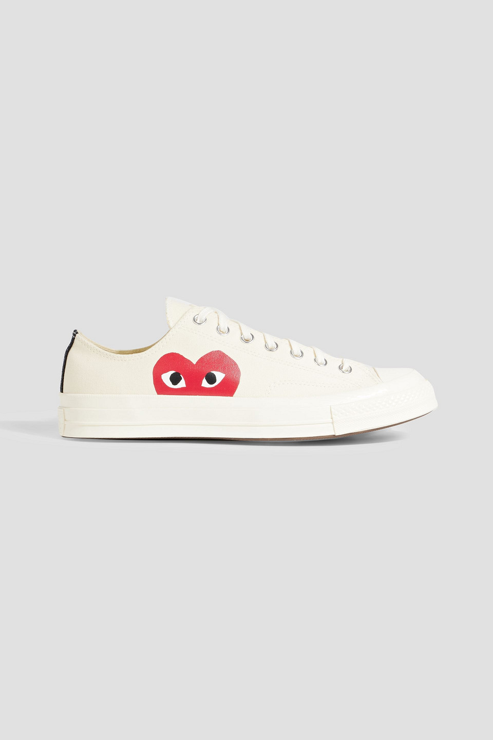 COMME DES GARÇONS PLAY - Chuck 70 printed canvas sneakers - White - 8