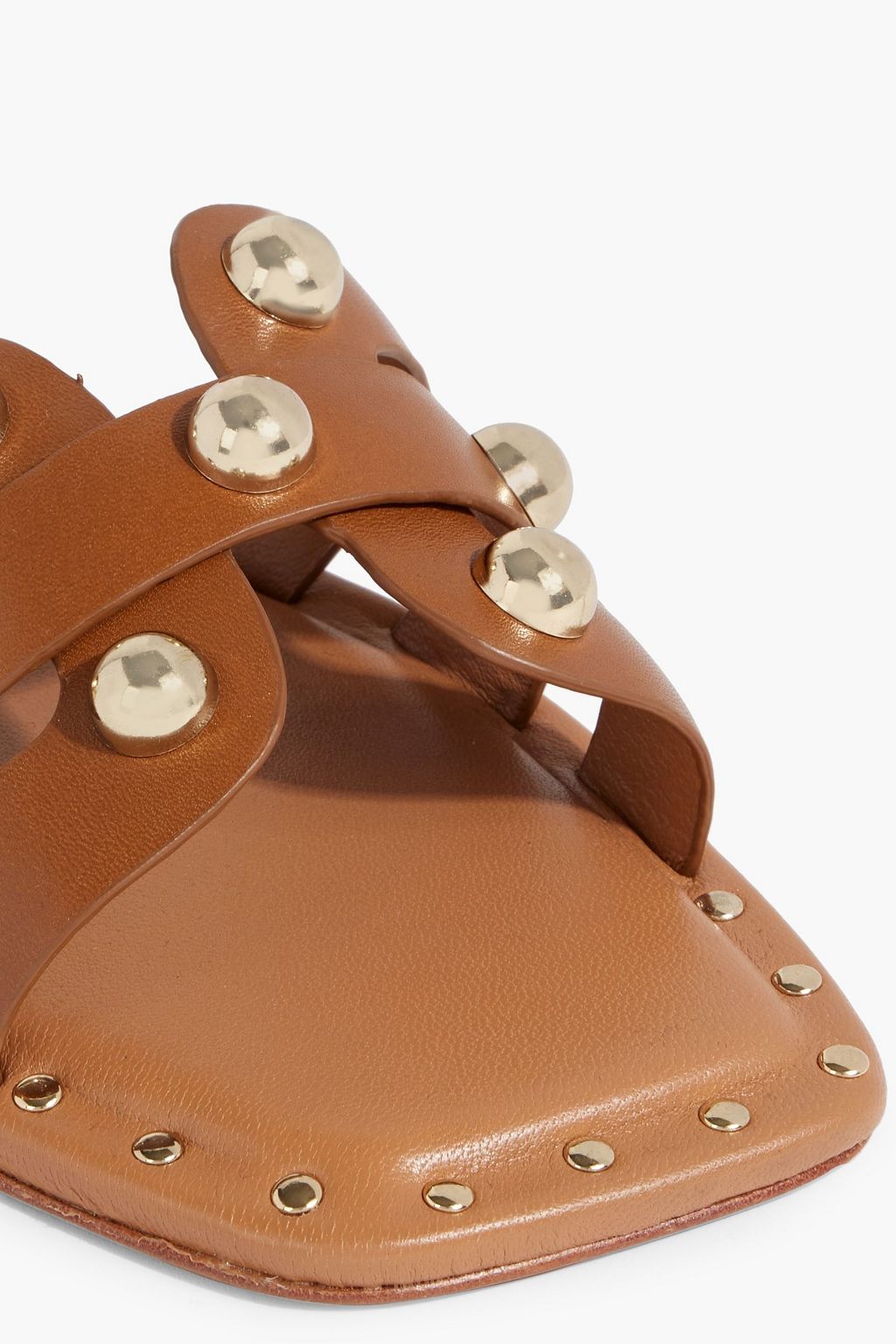 MAJE Studded leather sandals