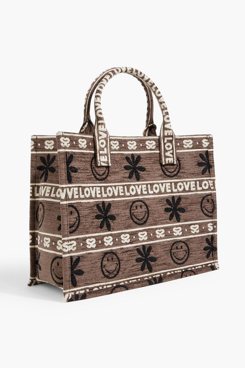 SANDRO Jacquard tote