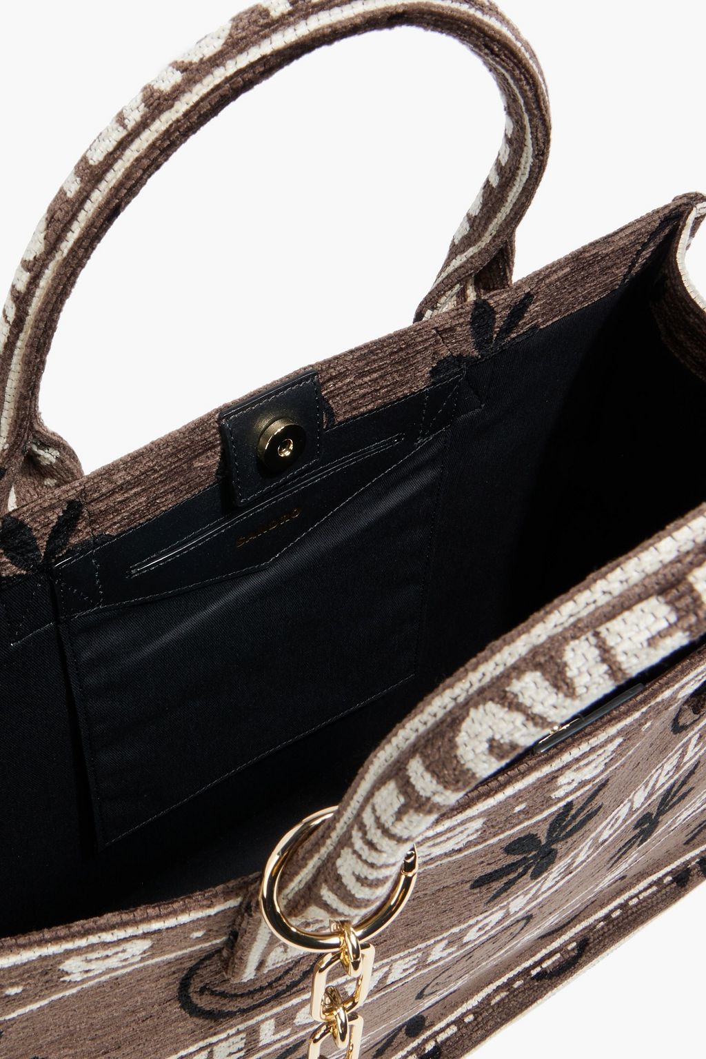 SANDRO Jacquard tote