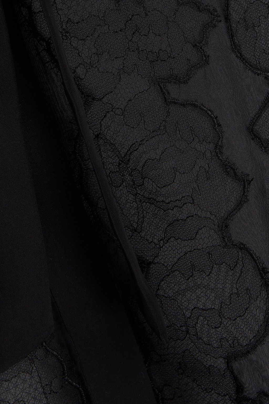 VALENTINO GARAVANI بلوزة من حرير الشيفون والدانتيل