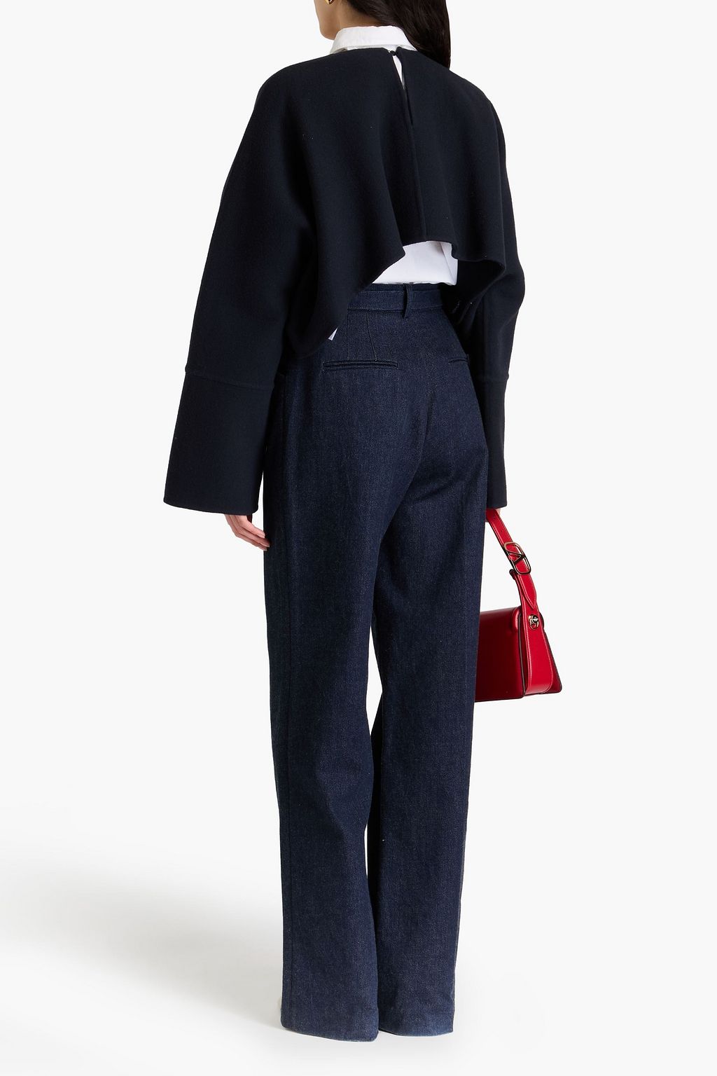 VALENTINO GARAVANI Cropped wool sweater