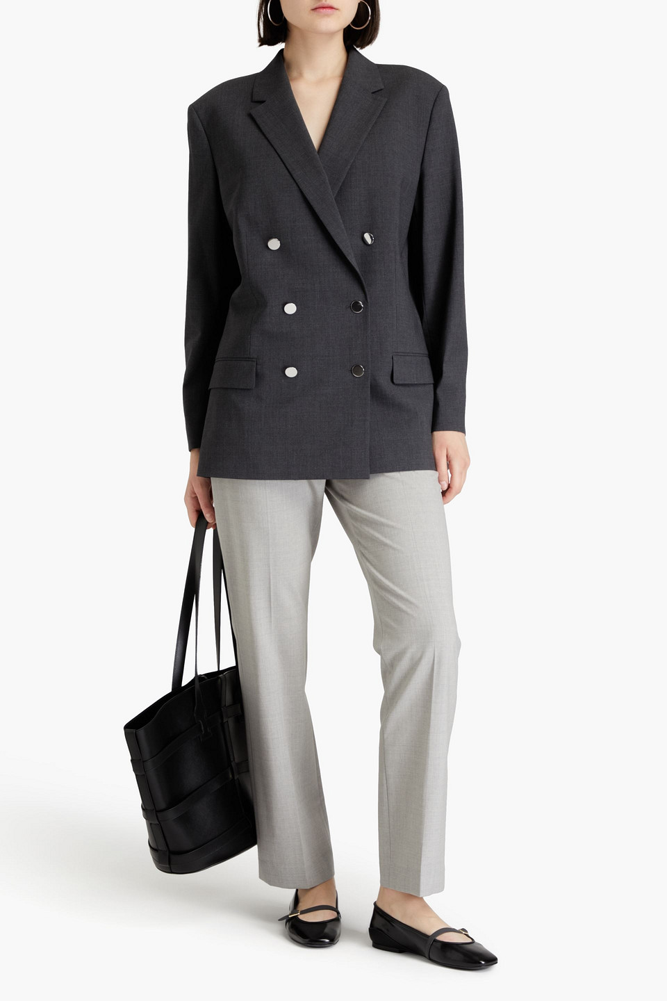 Theory 'boxy' Blazer In Kohle