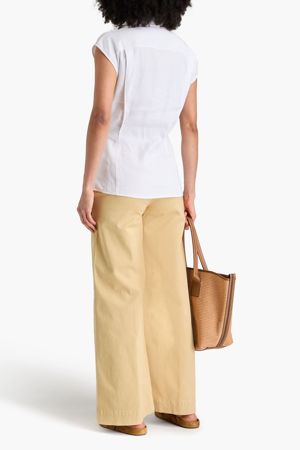 FRAME Arie twill top