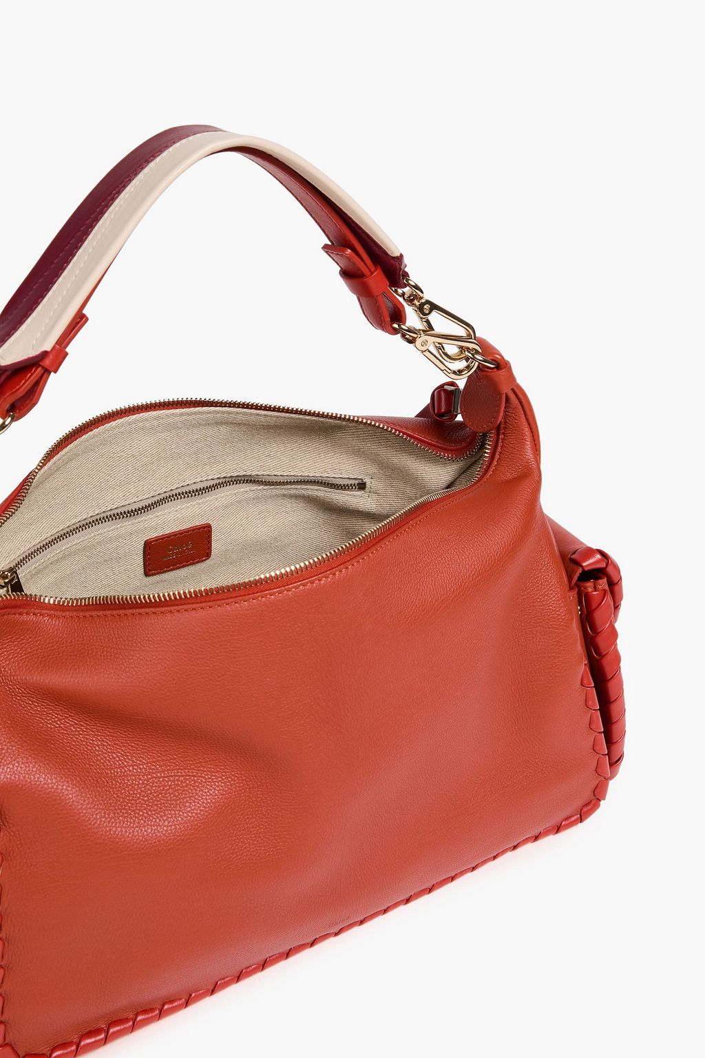 CHLOÉ Textured-leather shoulder bag