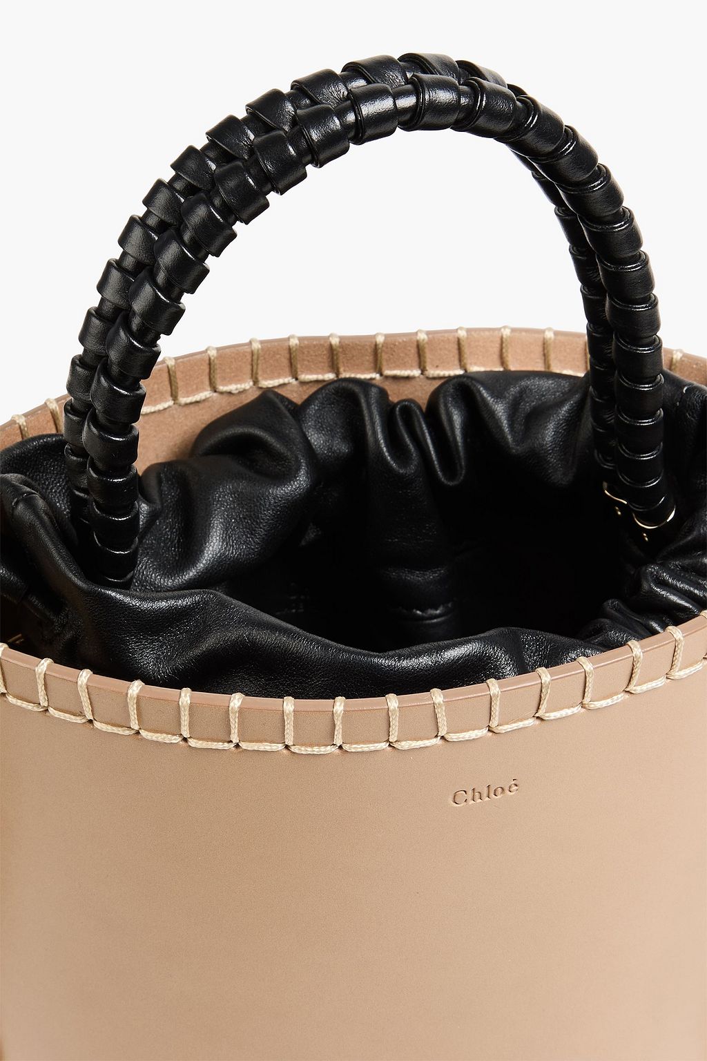 CHLOÉ Louela small leather bucket bag