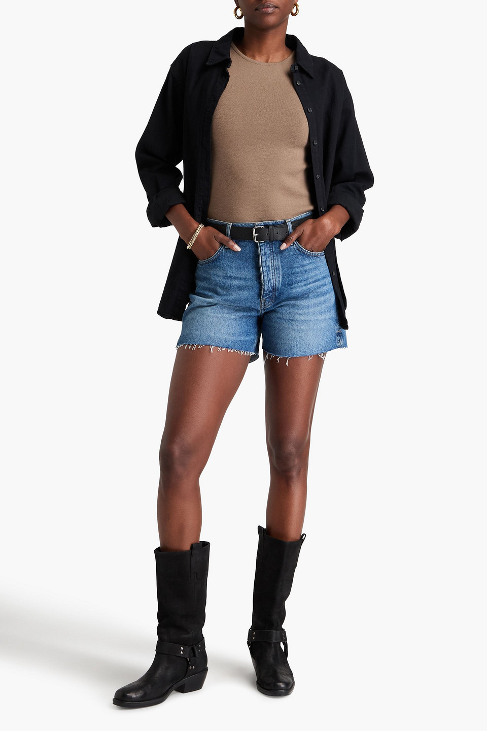  Rag & Bone - Jeansshorts - Blau - 24 