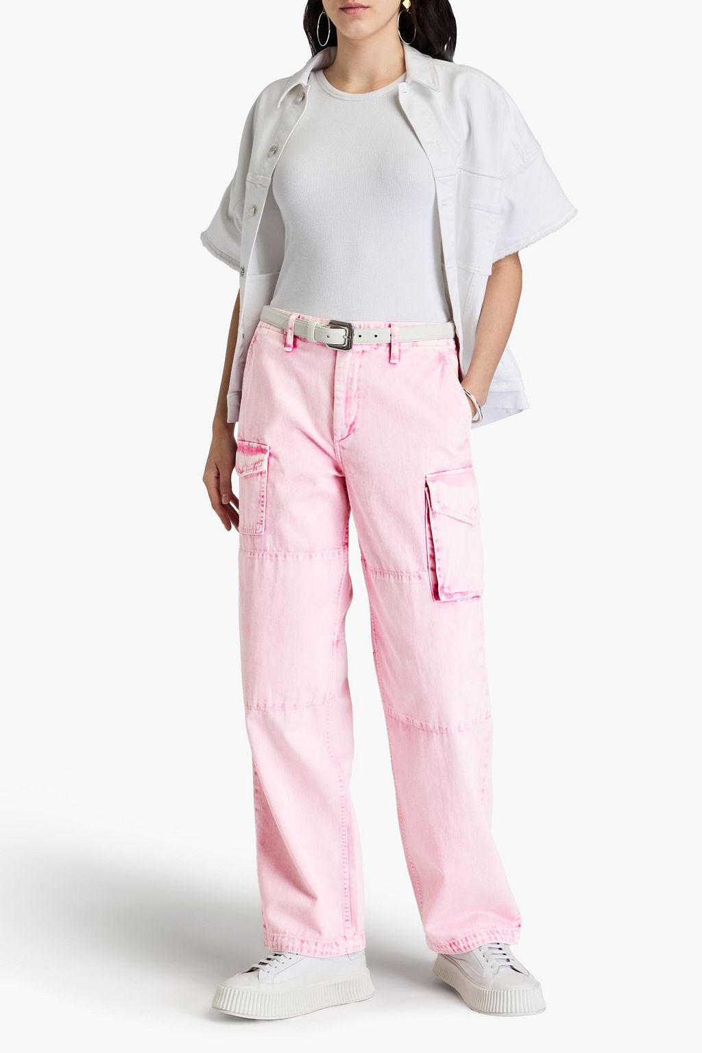 RAG & BONE جينز نورا كارغو بخصر مرتفع
