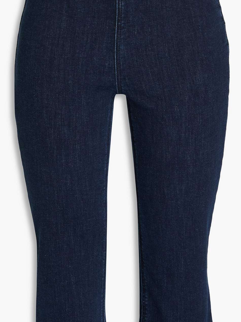 scarlett cropped mid-rise slim-leg jeans