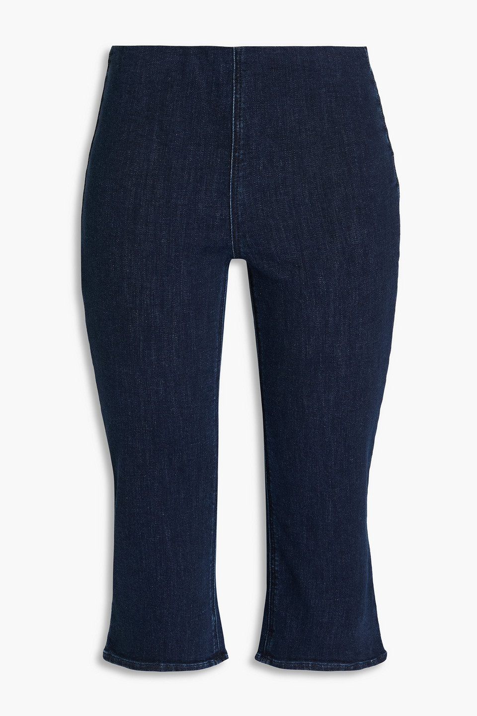 Rag & Bone Scarlett Cropped Mid-rise Slim-leg Jeans In Dark Denim