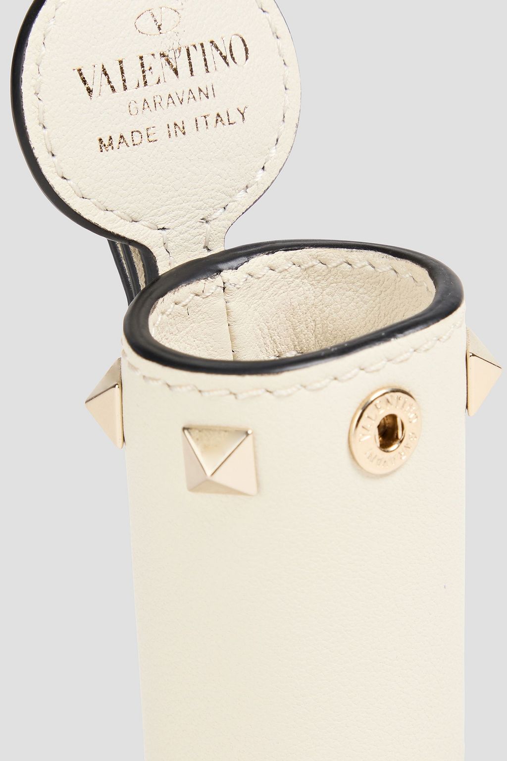 VALENTINO GARAVANI Rockstud leather keychain