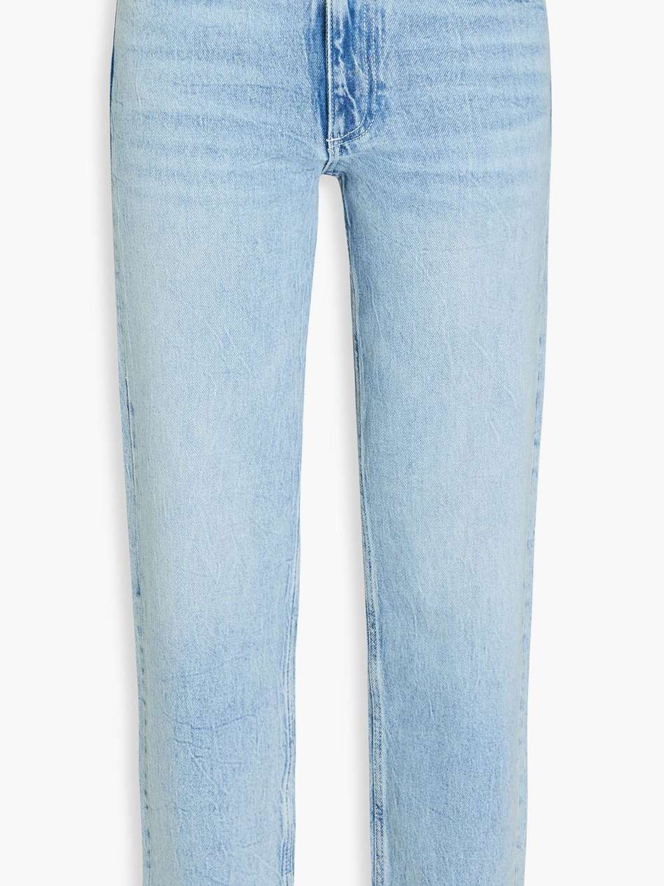 harlow cropped high-rise straight-leg jeans