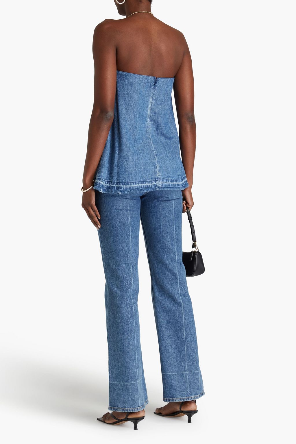 RAG & BONE デニム ストラップレストップス