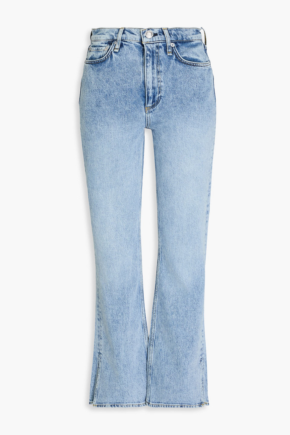 Rag & Bone Peyton High-rise Bootcut Jeans In Light Denim