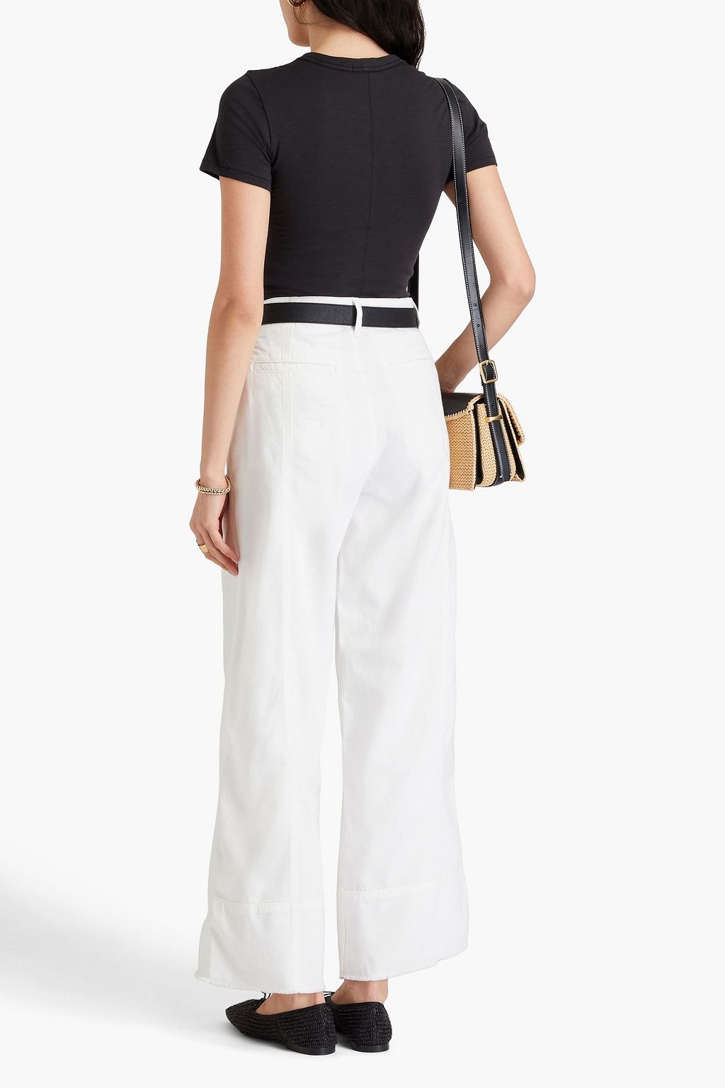 RAG & BONE ハイライズ ワイドレッグジーンズ