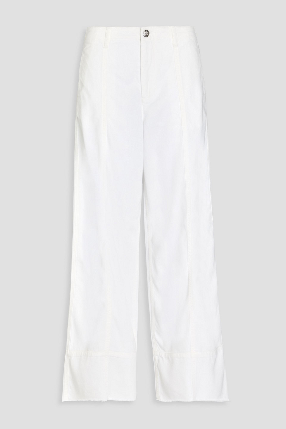 Rag & Bone Featherweight Arianna High-rise Wide-leg Jeans In White