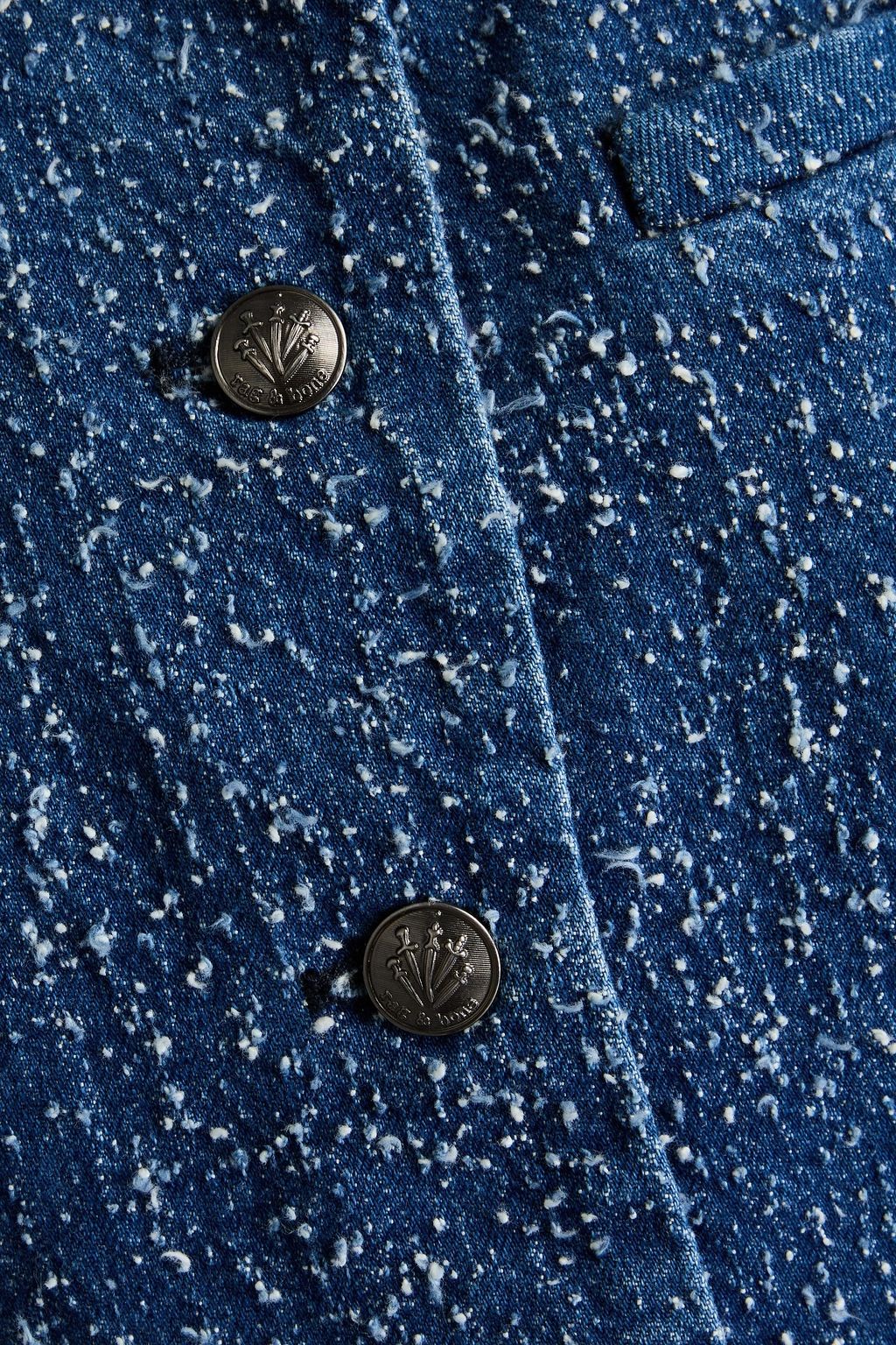 RAG & BONE فيست "سليد" من قطن تويد