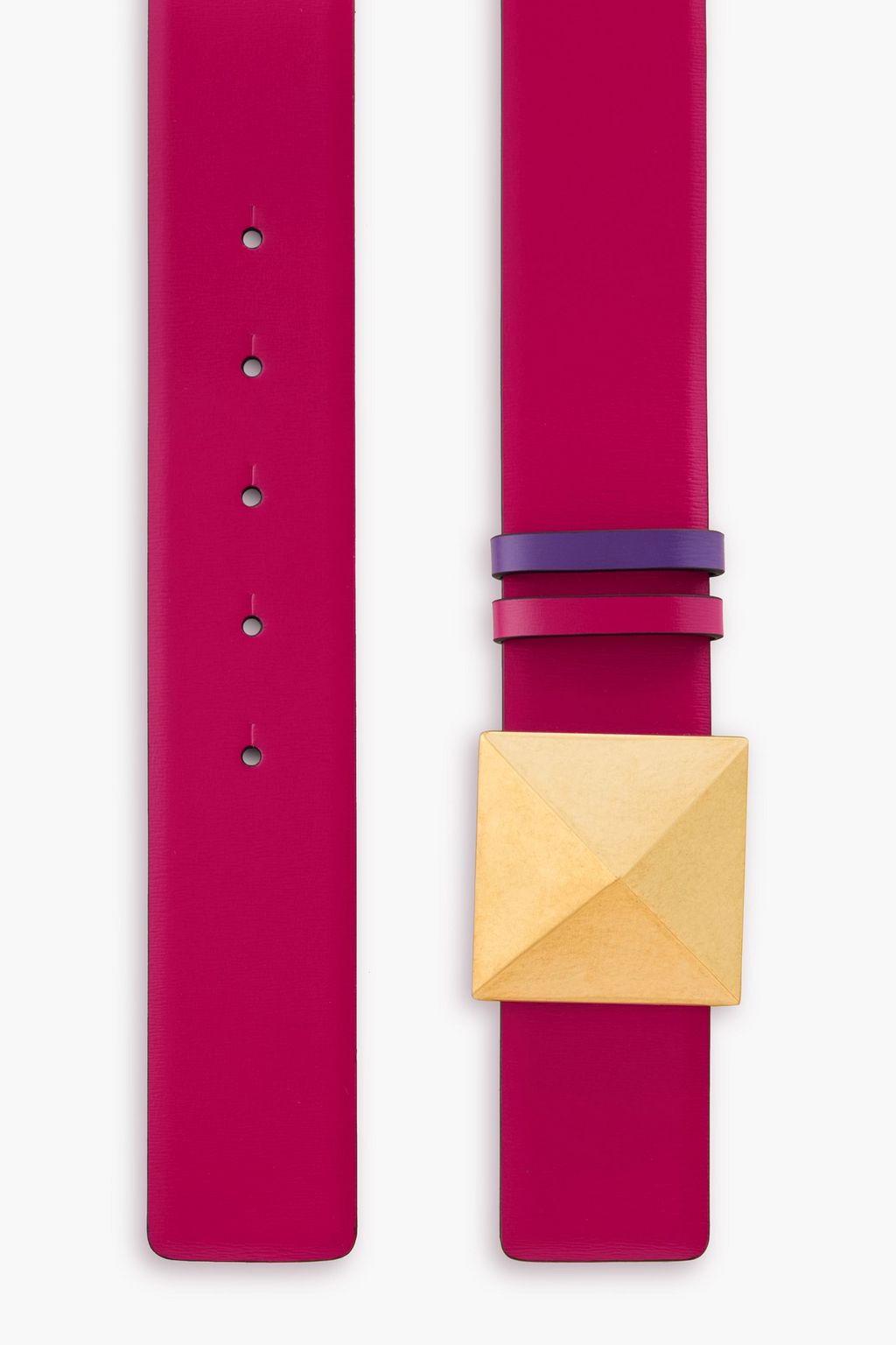 VALENTINO GARAVANI One Stud reversible leather belt