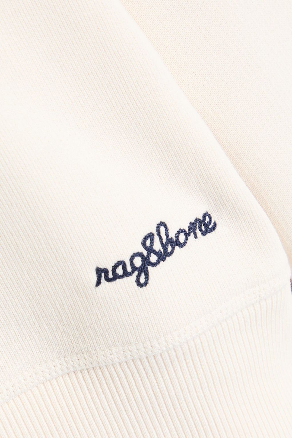 RAG & BONE سويت شيرت من مزيج من قطن تيري فرنسي