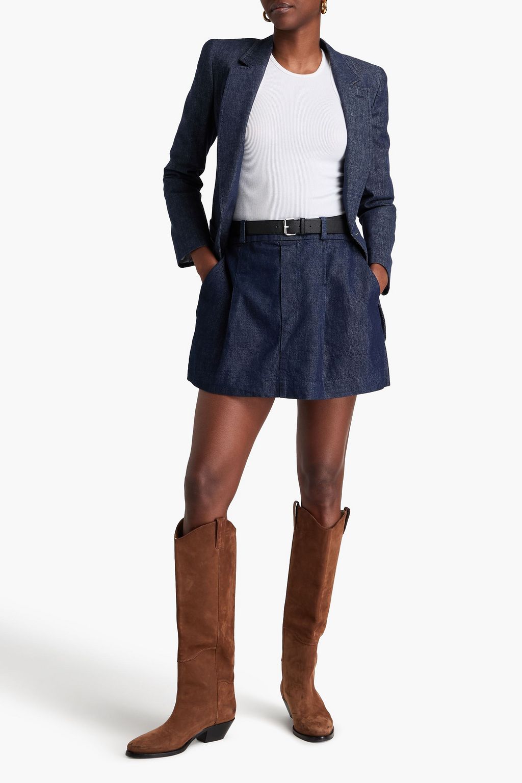 RAG & BONE デニム ショートパンツ スカート風