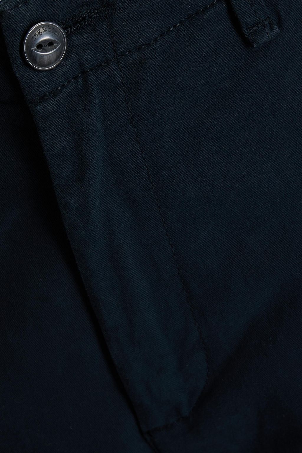 RAG & BONE بنطلون من مزيج من القطن والتويل بأرجل واسعة