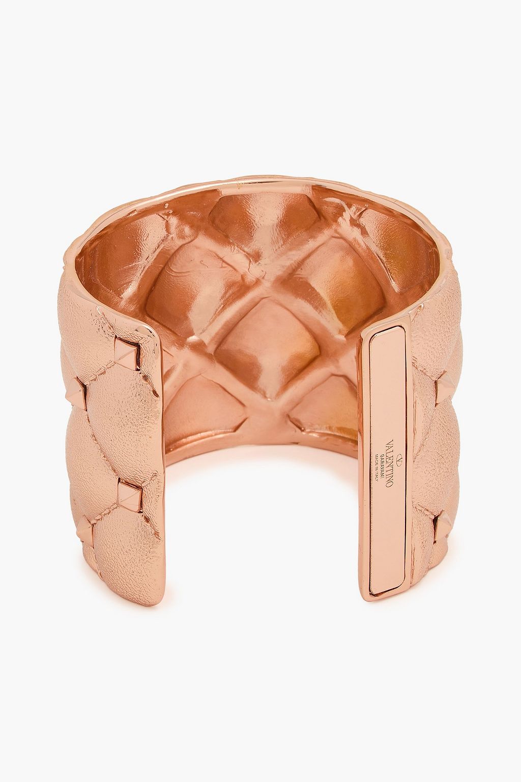 VALENTINO GARAVANI 건메탈 톤 커프