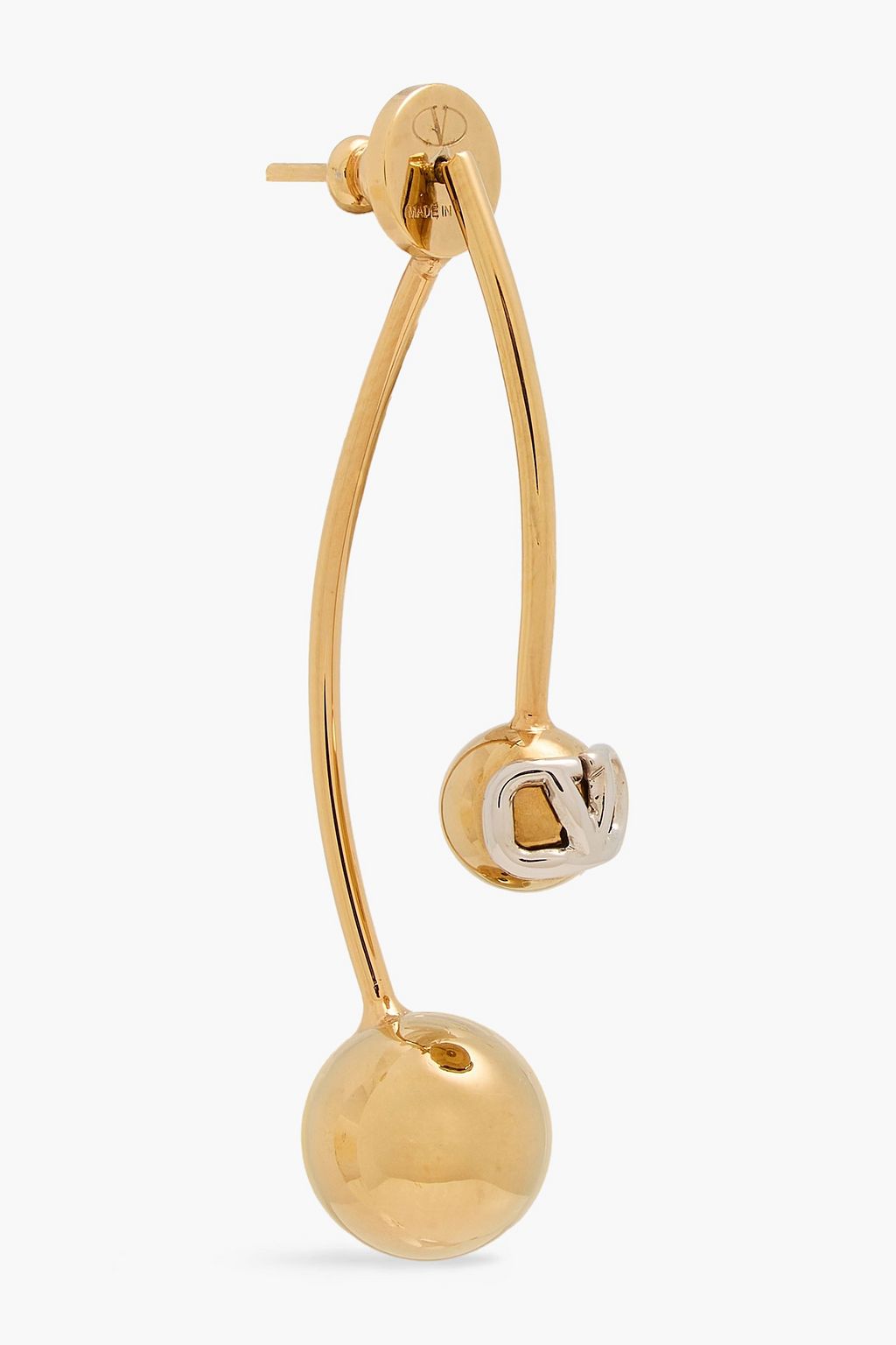 VALENTINO GARAVANI VLOGO gold-tone earrings