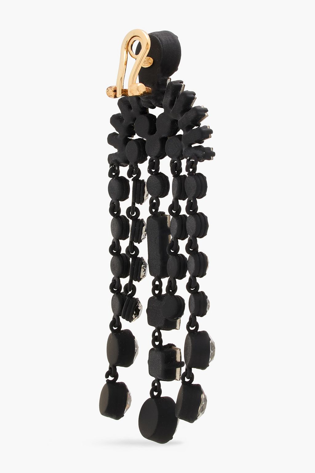 VALENTINO GARAVANI Gold-tone crystal earrings