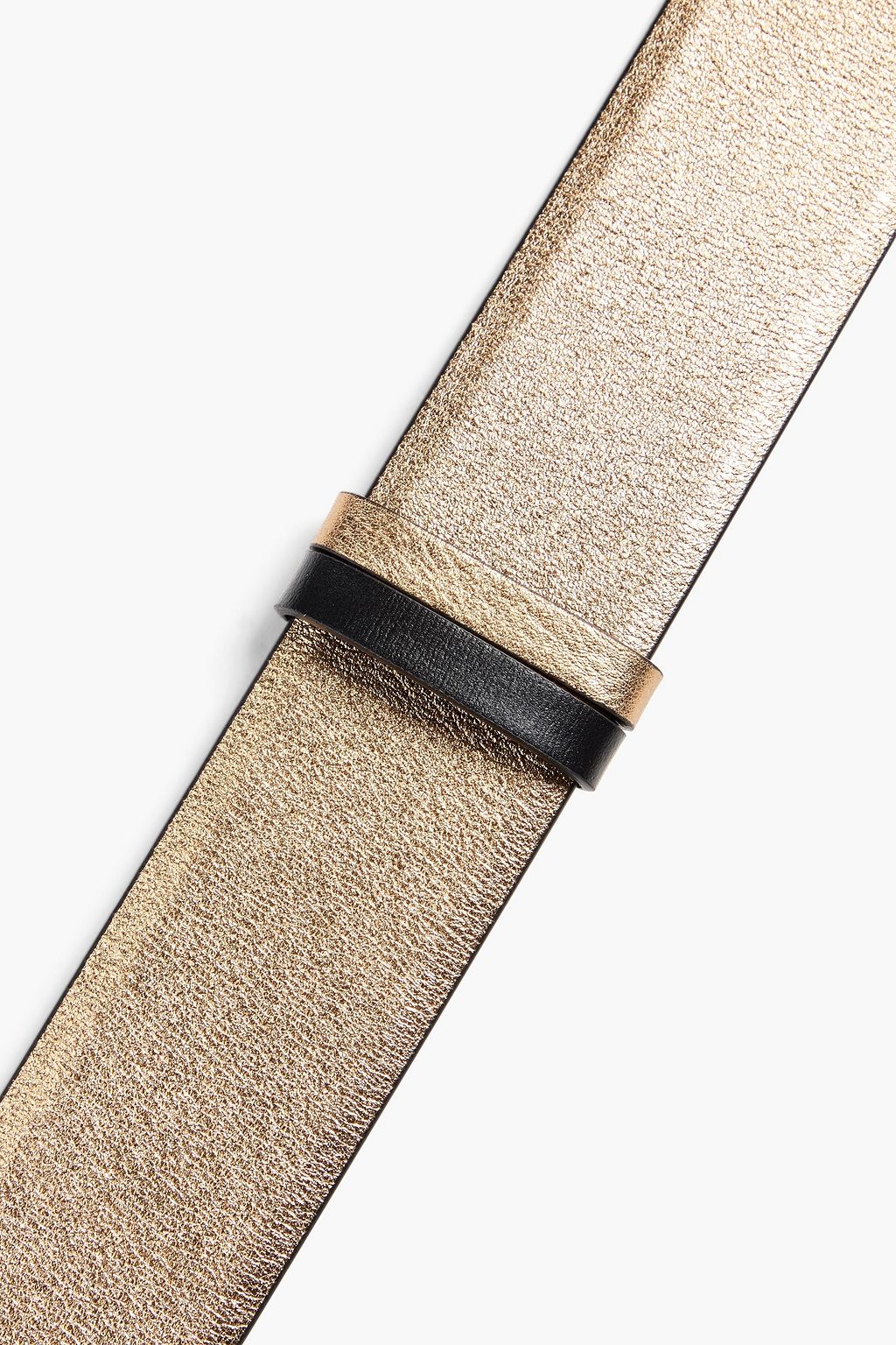 VALENTINO GARAVANI VLOGO reversible metallic leather belt