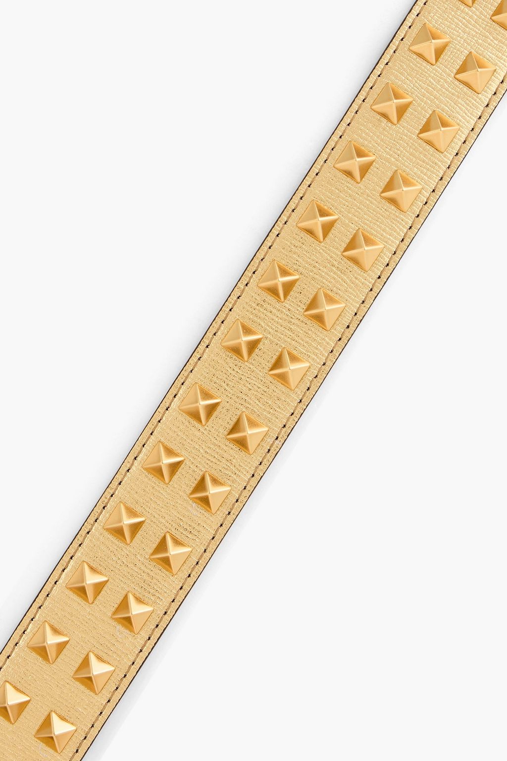 VALENTINO GARAVANI Rockstud metallic leather belt