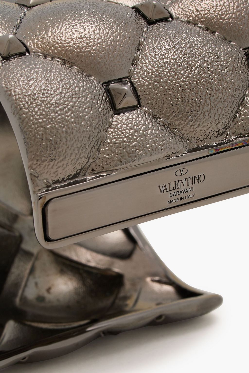 VALENTINO GARAVANI Rockstud gunmetal-tone cuff