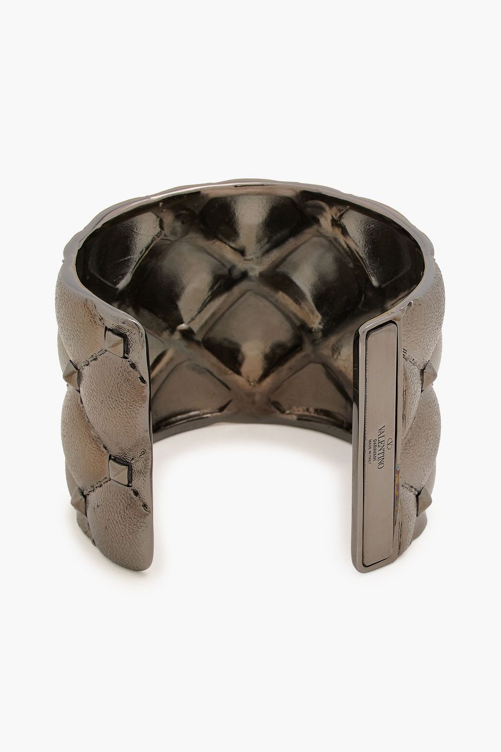 VALENTINO GARAVANI Rockstud gunmetal-tone cuff