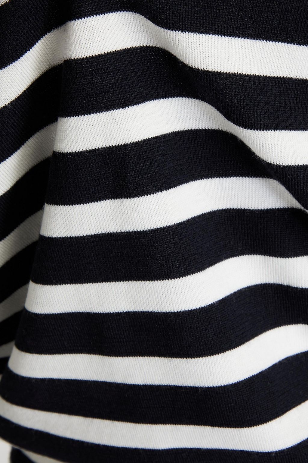 THEORY Gestreifter Pullover aus einer Wollmischung