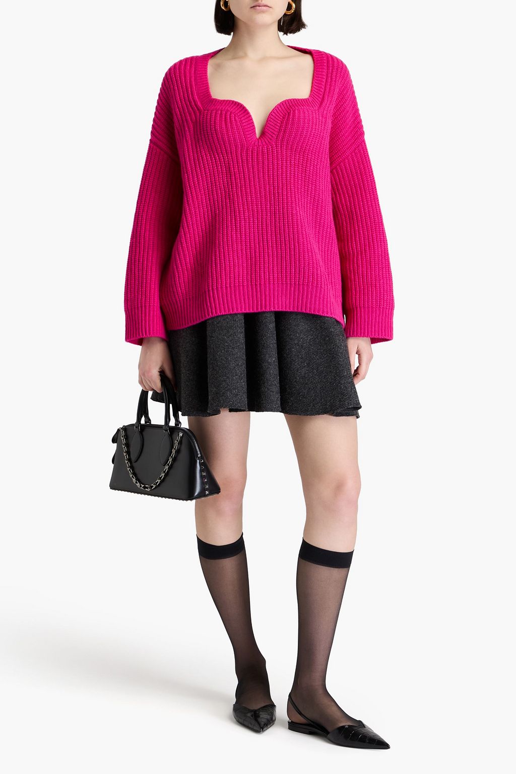 VALENTINO GARAVANI Ribbed wool sweater