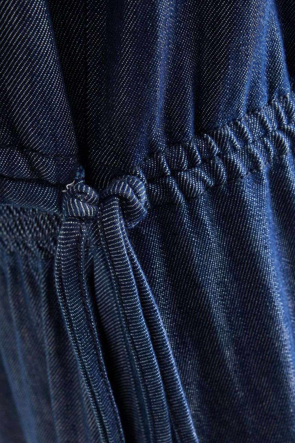 RAG & BONE فستان متوسط الطول "سورايا" من الدنيم مزيّن بفتحات