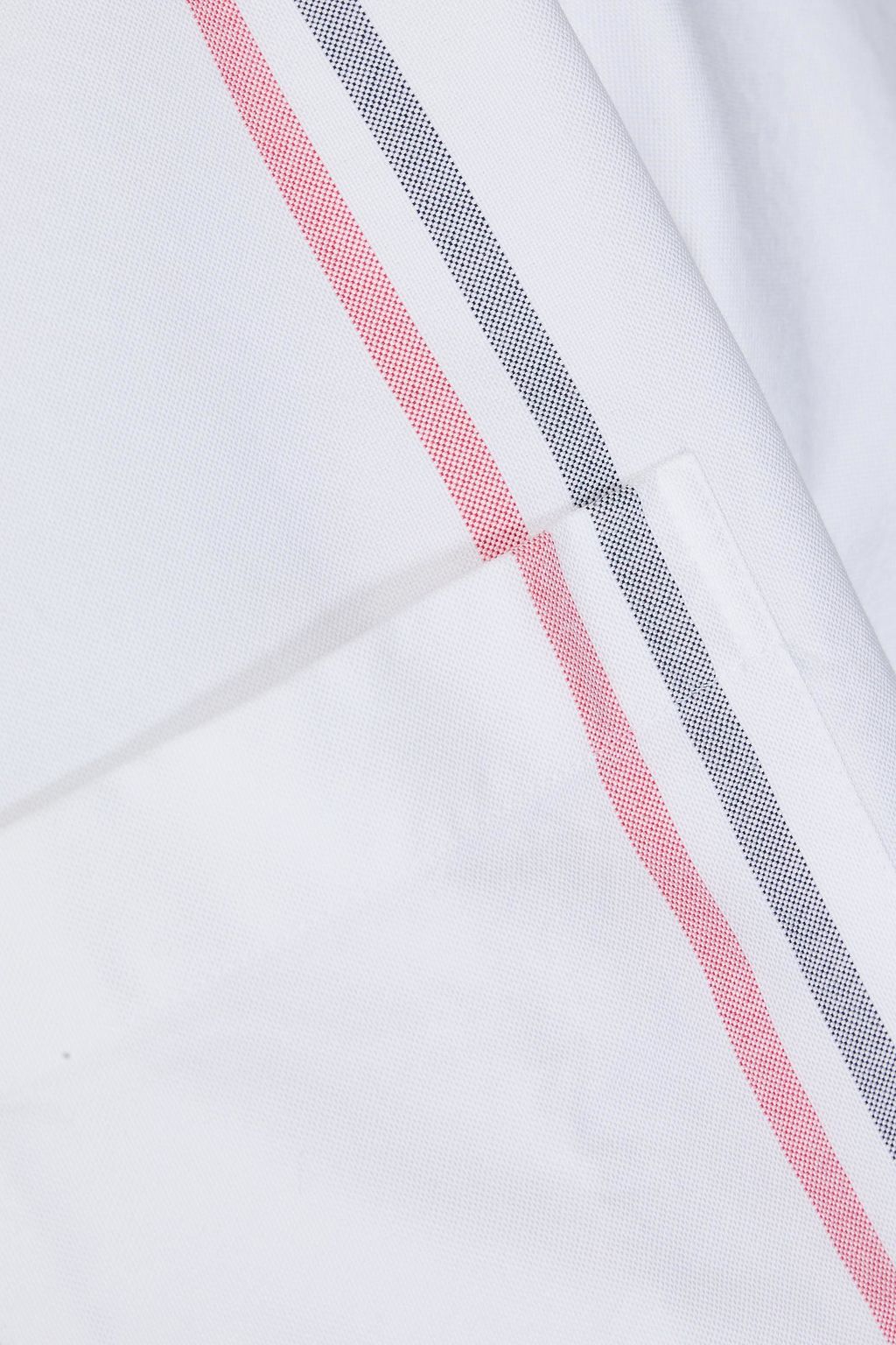 THOM BROWNE Striped cotton Oxford shirt