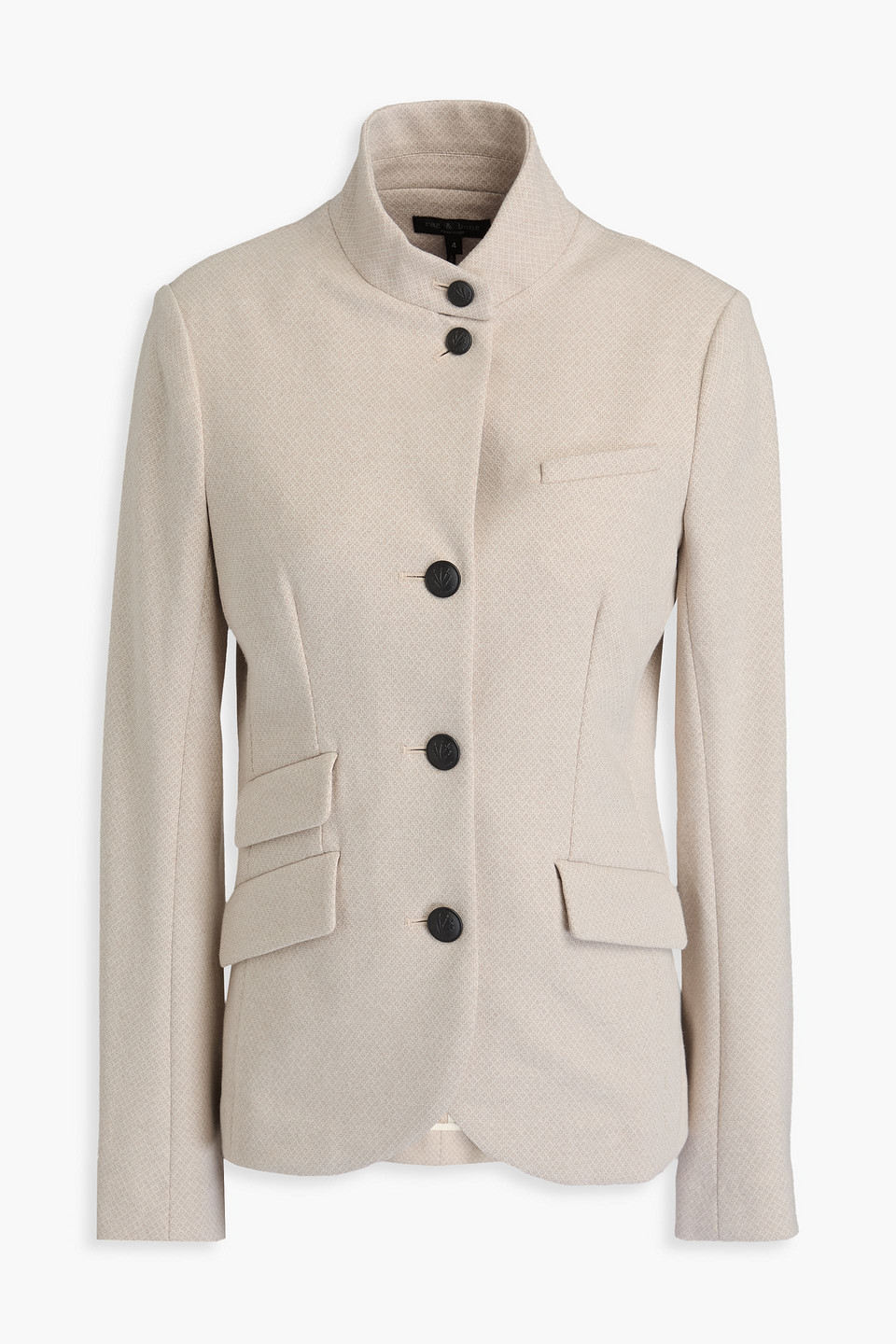 Rag & Bone Slade Blazer Aus Einer Baumwollmischung In Beige