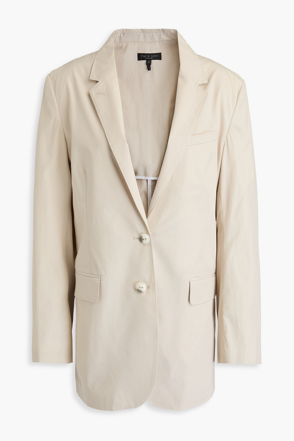 Odessa cotton-poplin blazer