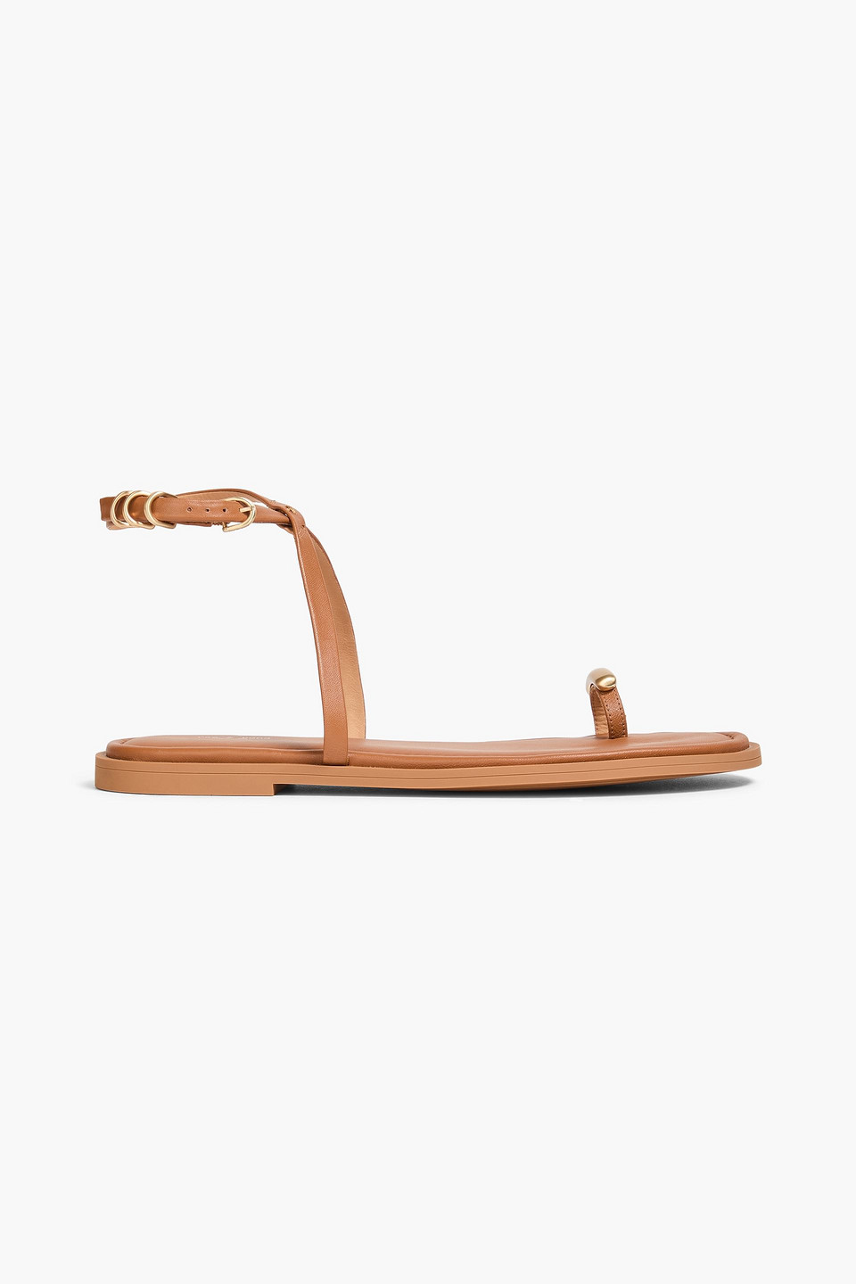 Rag & Bone Geo Ring Ankle Strap Sandal In Tan