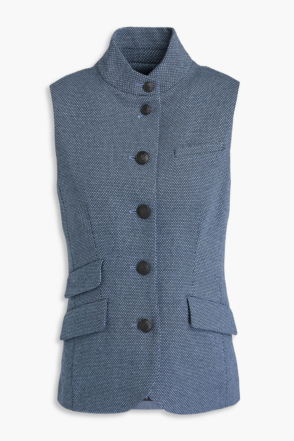 Slade cotton-blend jacquard vest