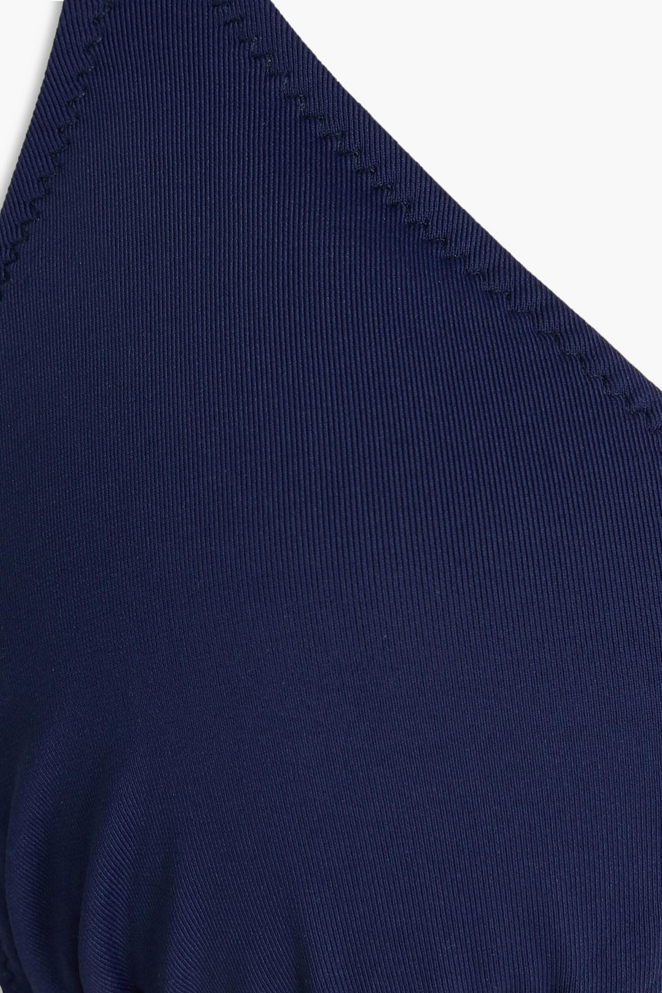 Melissa Odabash Andorra Embellished Triangle Bikini Top In Navy