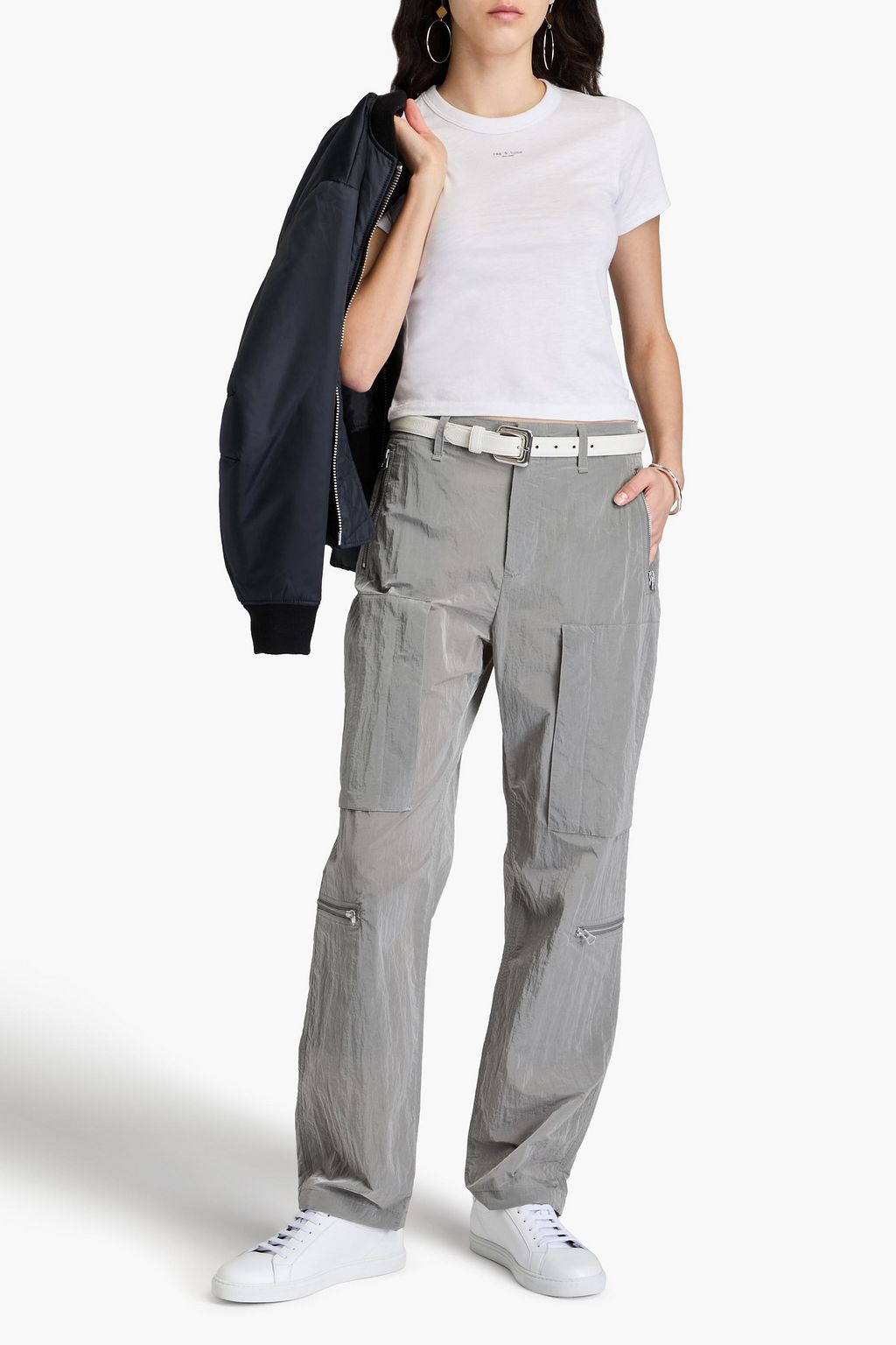 RAG & BONE بنطلون كاي كارغو من قماش عازل