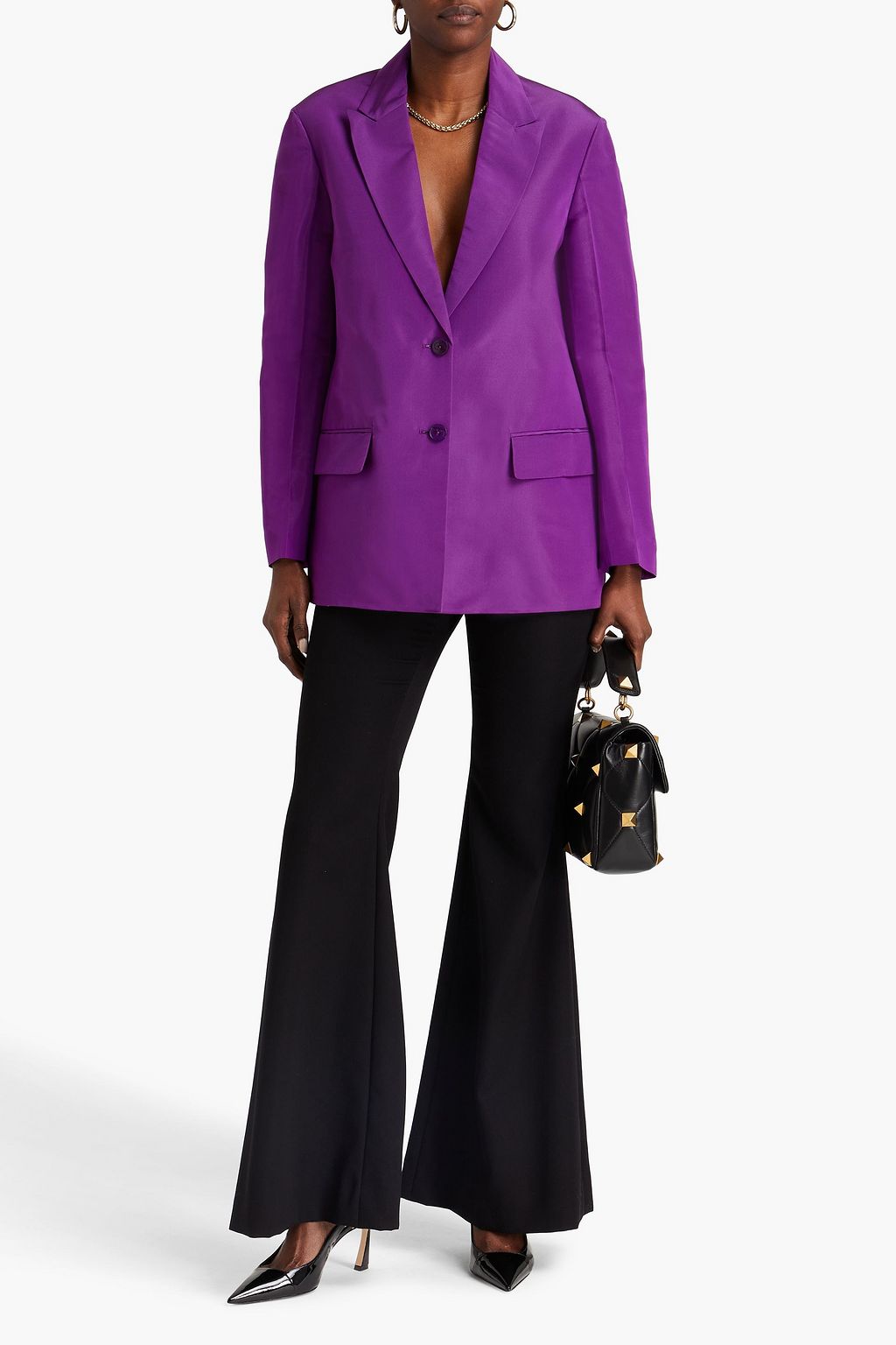 VALENTINO GARAVANI Silk-twill blazer