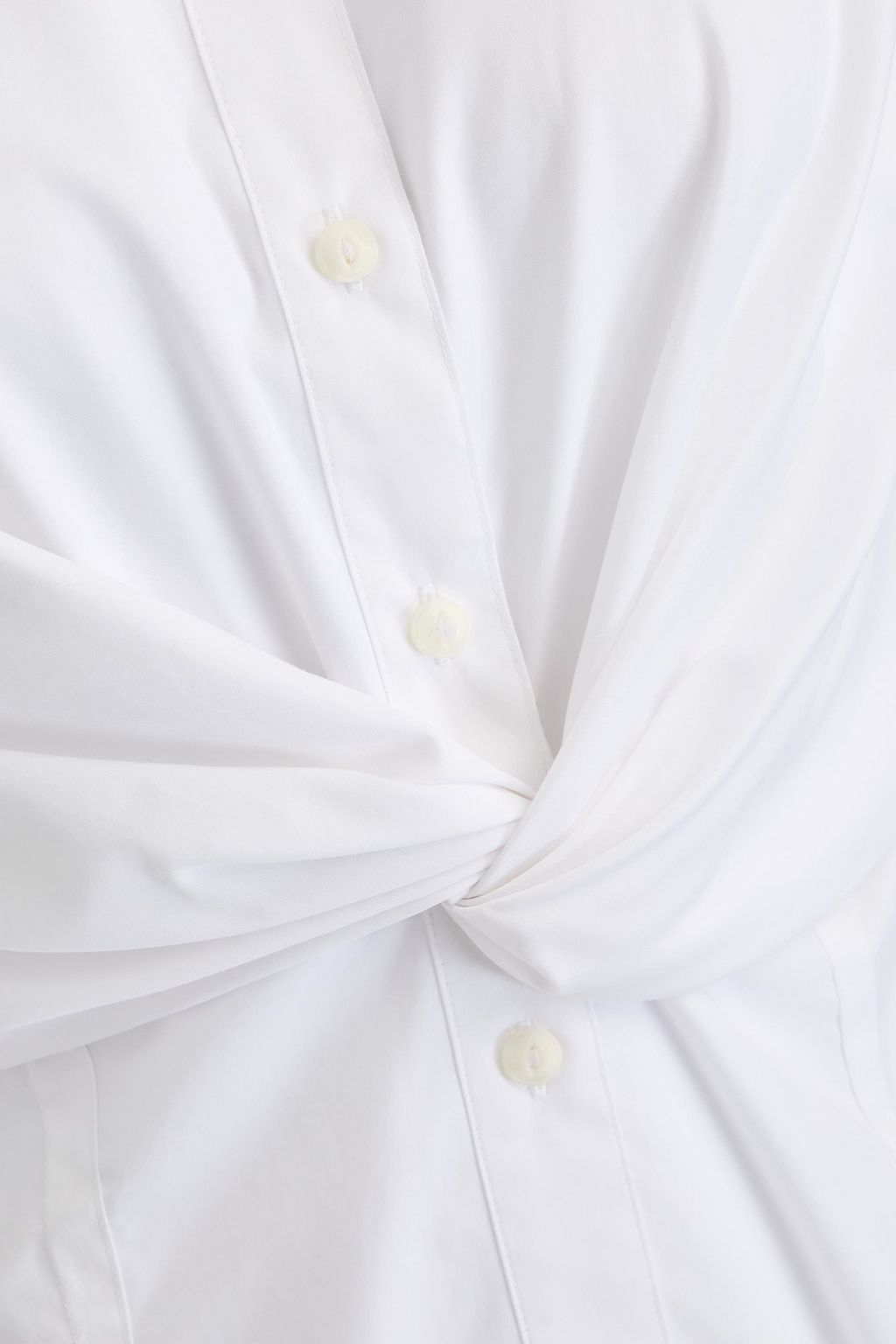 RAG & BONE コットンポプリン ミニシャツワンピース ツイスト入り