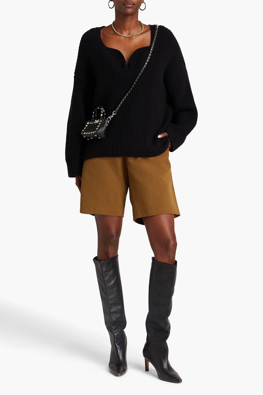 VALENTINO GARAVANI Ribbed wool sweater