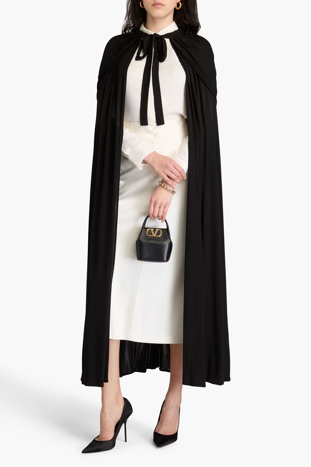 VALENTINO GARAVANI Crepe cape