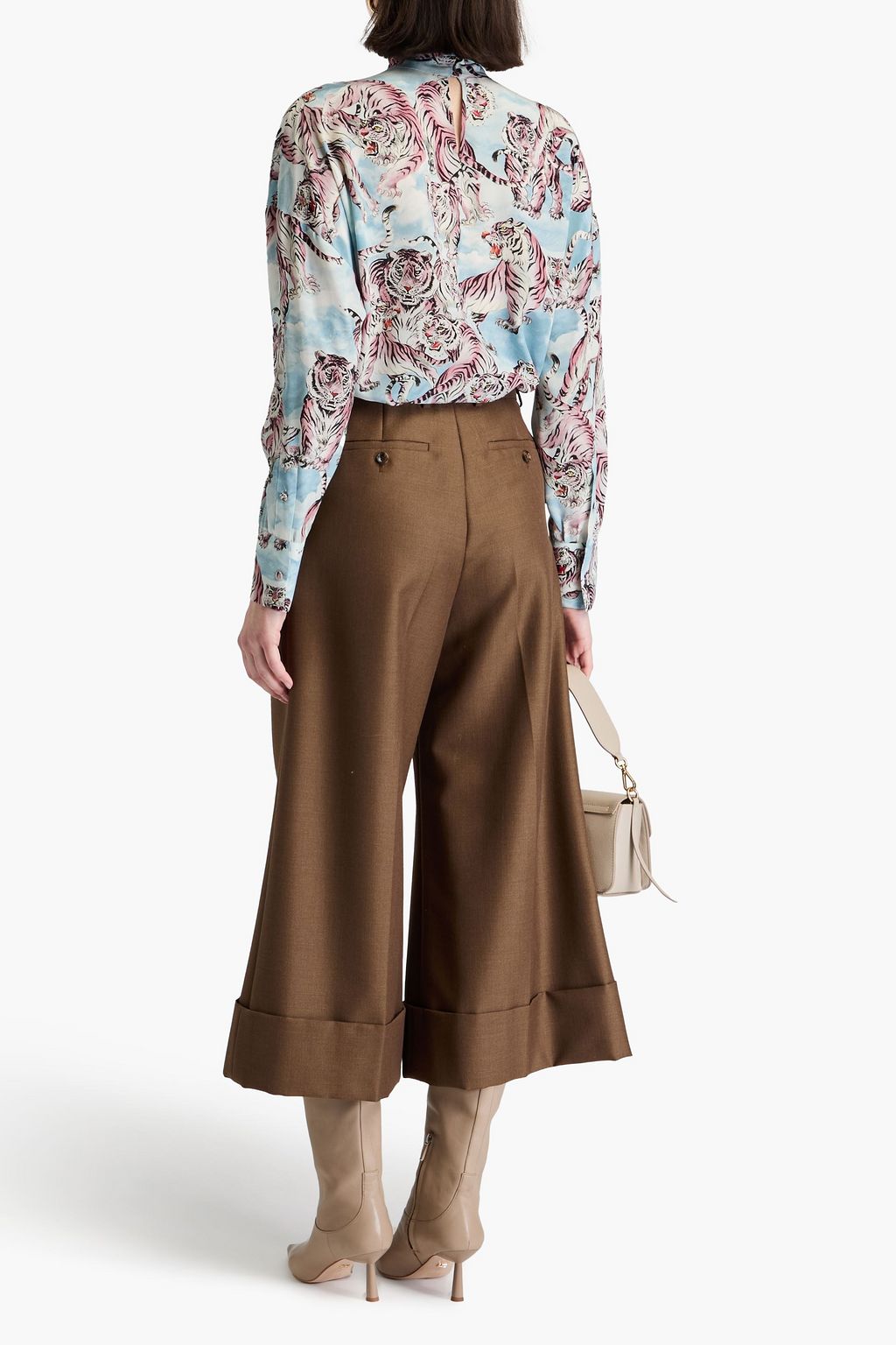 VALENTINO GARAVANI Printed silk blouse